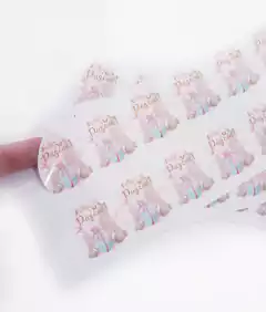 Adesivo Ovo de Páscoa 4x2,9cm (12un)