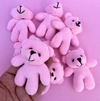 Urso Pelúcia Rosa 8cm (un)