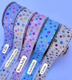 Fita Poá Colorido Princess 38mm (1 metro) - comprar online