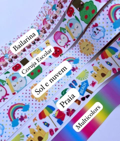Fita Gorgurão Estampada Melaço 38mm (1 metro) - comprar online