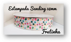 Gorgurão Estampado Sanding 38 mm n9 (3m) - Fitas e Laços da Fê | 10x Sem Juros no Cartão de Crédito, Junte Pontos e Troque por Cashback