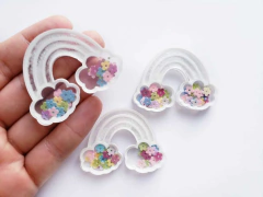 Nuvem Acrílica Florzinha (un)