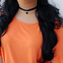 Colar Gargantilha Choker Cetim Pérola Petra - loja online