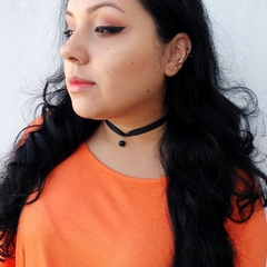 Colar Gargantilha Choker Cetim Pérola Petra - comprar online