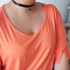 Colar Gargantilha Choker Cetim Pérola Petra - Loja da Maya