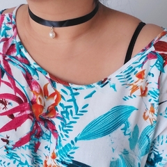 Imagem do Colar Gargantilha Choker Pérola