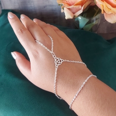 Pulseira Anel Triquetra Celta Wicca - comprar online
