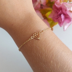Pulseira Diamante Dourado