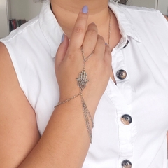 Pulseira Anel Mão de Fátima Hamsá - comprar online