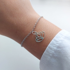 Pulseira Flor de Lótus - Loja da Maya