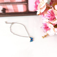 Tornozeleira Borboleta Azul - comprar online