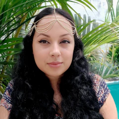 Imagem do Acessório De Cabelo Tiara Head Chain Cascata Douradas