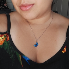 Colar Borboleta Azul - comprar online