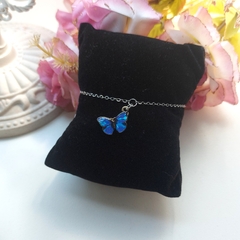 Imagem do Pulseira Borboleta Azul