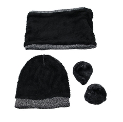Kit Touca + Gola + Luvas Conjunto De Inverno Unissex - Loja da Maya