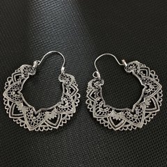 Brinco Boho Chic Étnico Vazado