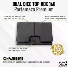 Mitos y Leyendas - Portamazos Premium - TOPDECK Dual Dice 160 color Negro - comprar online