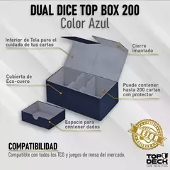 Mitos y Leyendas - Portamazos Premium - TOPDECK Dual Dice 200 color Azul- - comprar online