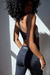 Top Clara negro y ladrillo - tienda online