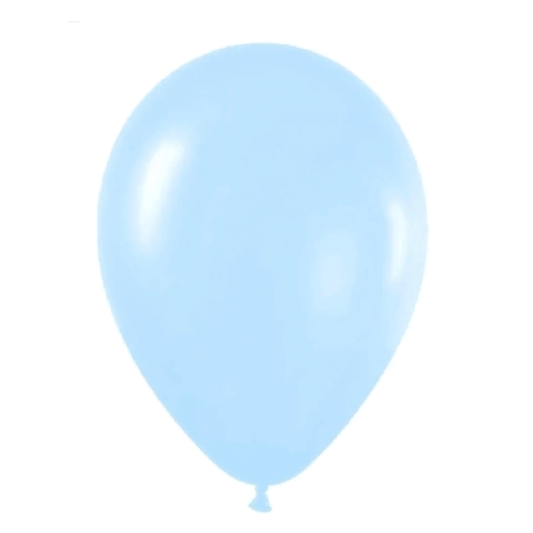 Globos Celeste Estandar x25