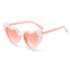 Anteojos Corazon con perlas - comprar online