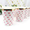 Vasos Corazon x10u