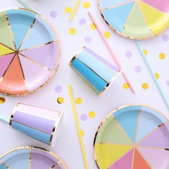 Platos Multicolor x10