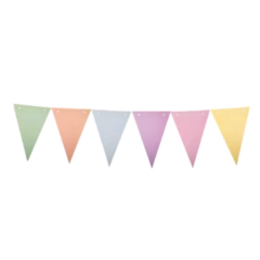 Banderin Triangulos Pastel