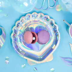 Platos Ostras Iridiscentes x10 - comprar online