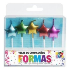 Velas forma Estrella x5