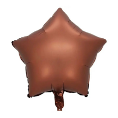 Globos estrella mate 45cm - comprar online