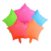 Globos estrella fluo