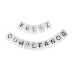 Banderin de Feliz Cumpleaños Arcoiris