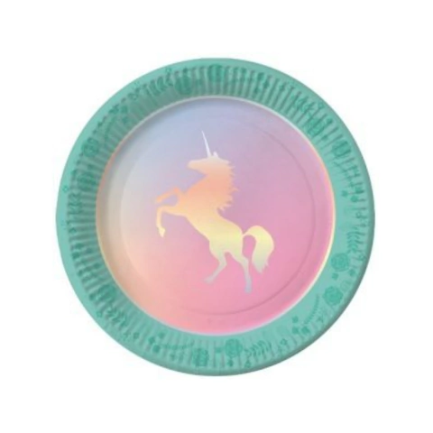 Plato Unicornio x6