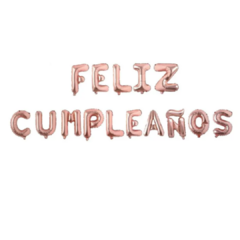 Globo letras Feliz Cumpleaños - comprar online