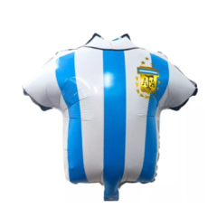 Globo camiseta Argentina 50cm 3 estrellas