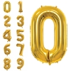 Globo Numero Dorado 40" - comprar online