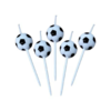 Velas Pelota Futbol x5