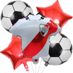Set globos River x5