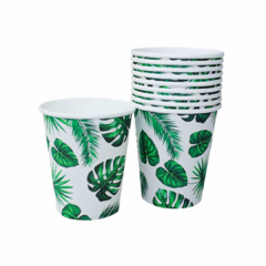 Vasos Hojas x10