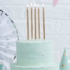 Velas Metalizadas x6