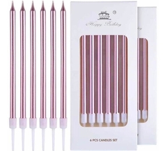Velas Metalizadas x6 en internet
