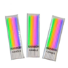 Velas multicolor x8