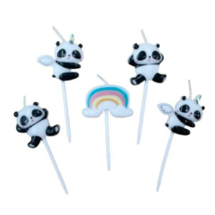 Velas Panda x5