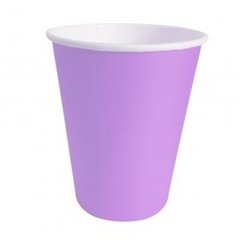 Vasos Polipapel Violeta Pastel x8