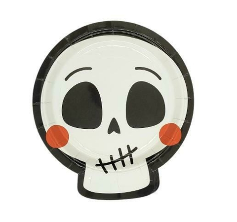 Plato Calavera x6
