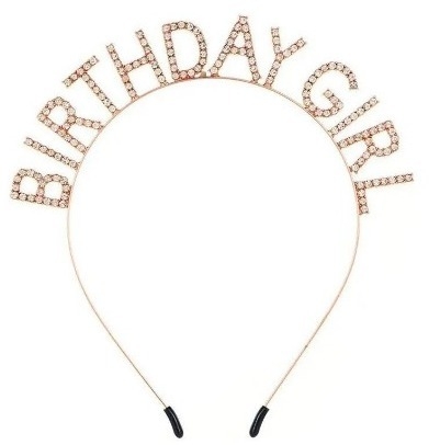 Vincha "Birthday Girl" Strass