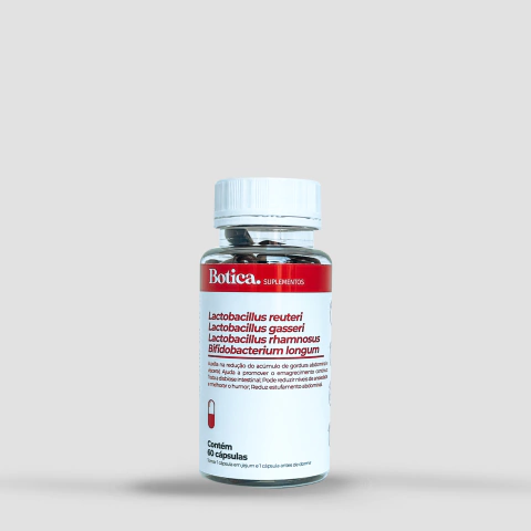 Probióticos para reduzir o estufamento abdominal - 60 cápsulas - comprar online