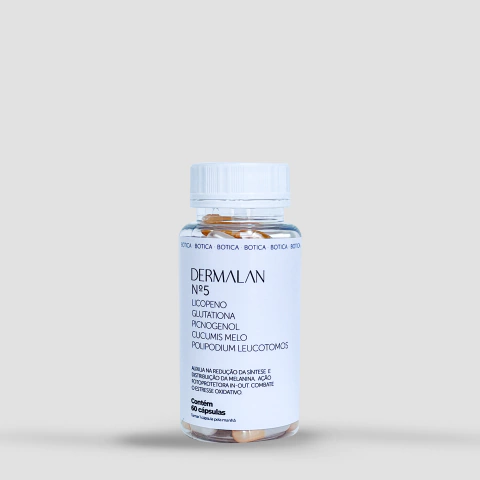 Cápsulas para Clareamento e Uniformidade do Tom da Pele 60cap. - Dermalan n°5 - comprar online
