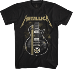 Camiseta Banda Metallica Guitarra - comprar online